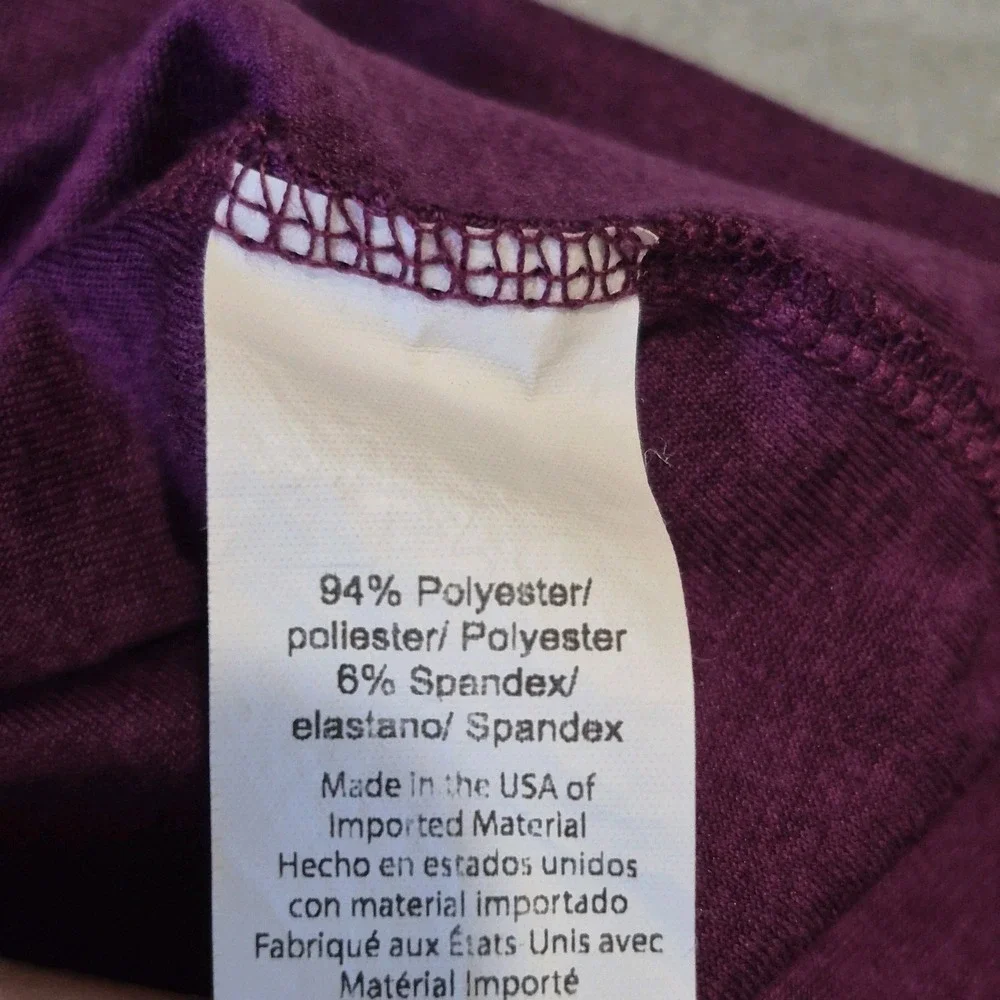 Beyond Yoga Top Womens Medium Purple Featherweight‎ Rebalance Spacedye Tank - Picture 5 of 9